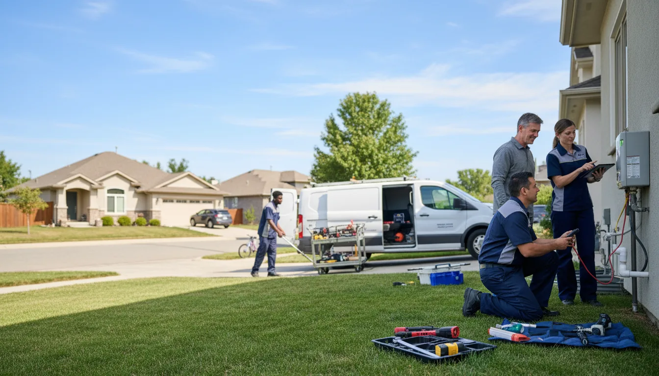 Tankless water heater service in Wallingford, KY